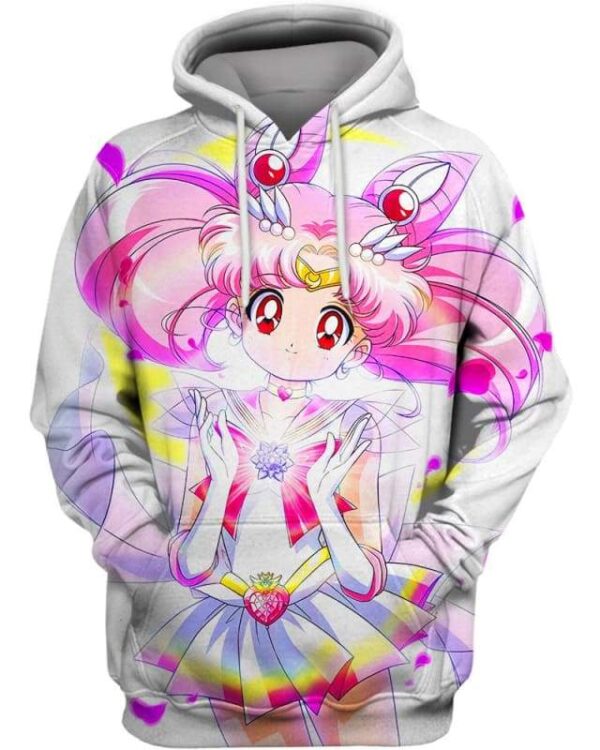 Sailor Chibi Moon - All Over Apparel - Hoodie / S - www.secrettees.com