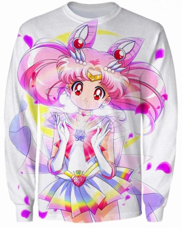 Sailor Chibi Moon - All Over Apparel - Sweatshirt / S - www.secrettees.com
