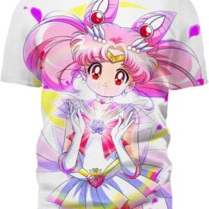 Sailor Chibi Moon - All Over Apparel - T-Shirt / S - www.secrettees.com