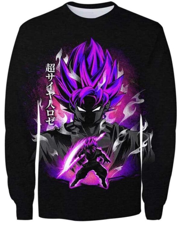 Saiyan Warrior - All Over Apparel - Sweatshirt / S - www.secrettees.com