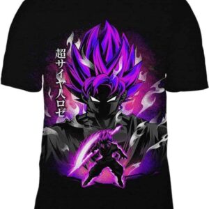 Saiyan Warrior - All Over Apparel - T-Shirt / S - www.secrettees.com