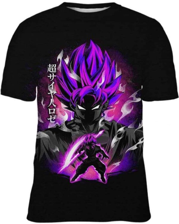 Saiyan Warrior - All Over Apparel - T-Shirt / S - www.secrettees.com