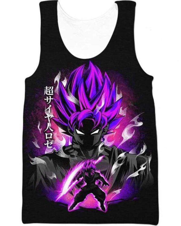 Saiyan Warrior - All Over Apparel - Tank Top / S - www.secrettees.com