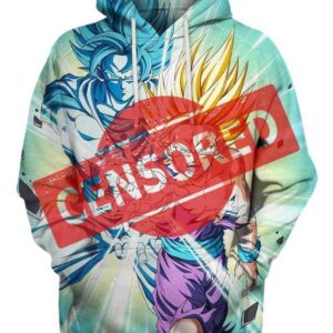 Saiyans Fusion - All Over Apparel - Hoodie / S - www.secrettees.com