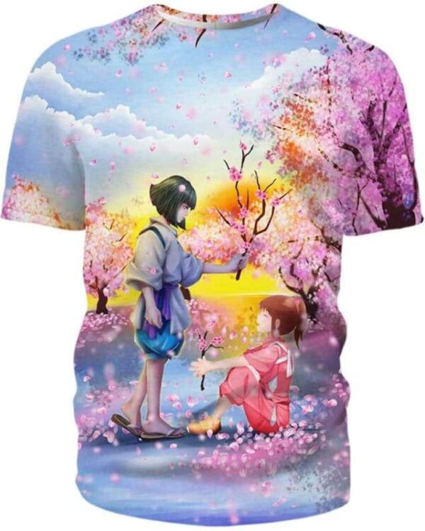 Sakura - I Love You - All Over Apparel - T-Shirt / S - www.secrettees.com