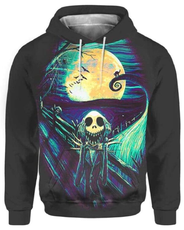 Scream In The Night - All Over Apparel - Hoodie / S - www.secrettees.com