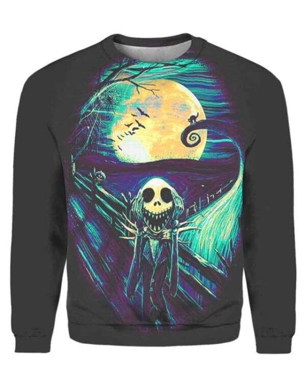 Scream In The Night - All Over Apparel - Sweatshirt / S - www.secrettees.com