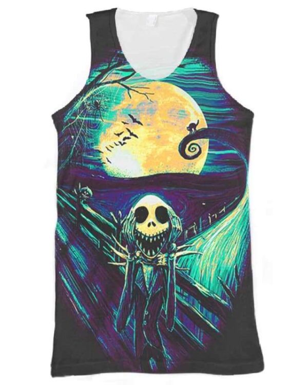 Scream In The Night - All Over Apparel - Tank Top / S - www.secrettees.com