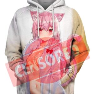 Sexy Cat - All Over Apparel - Hoodie / S - www.secrettees.com