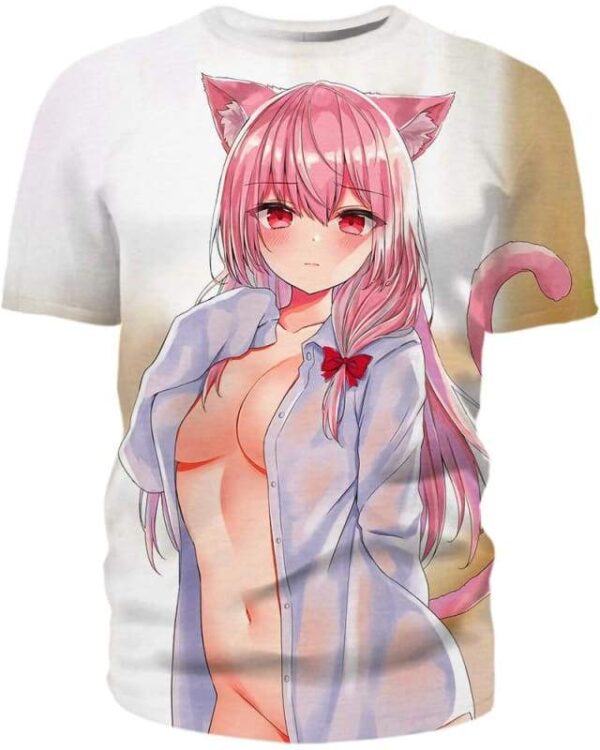 Sexy Cat - All Over Apparel - T-Shirt / S - www.secrettees.com