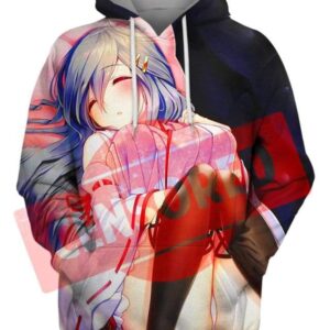 Sexy Drunk Girl - All Over Apparel - Hoodie / S - www.secrettees.com