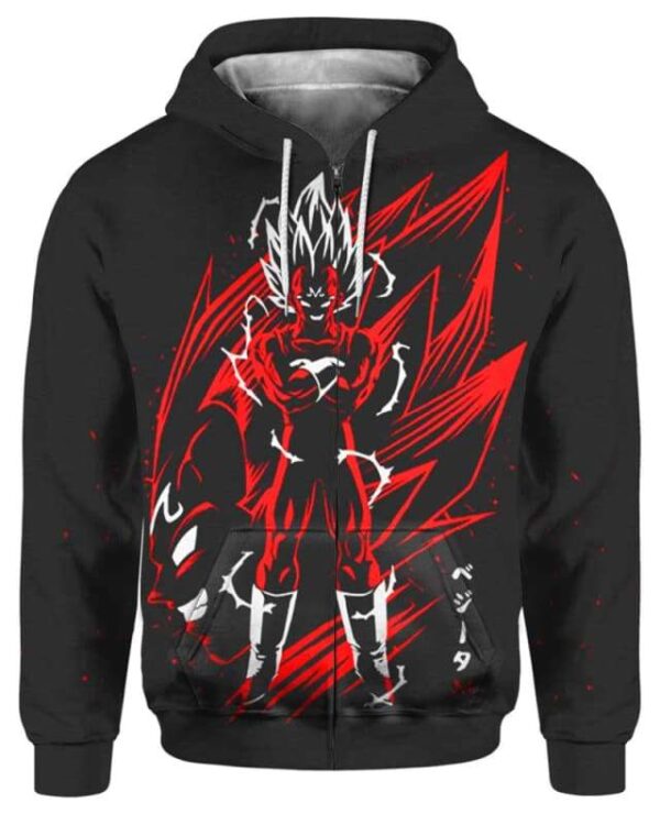 Shadow Of The Majin - All Over Apparel - Zip Hoodie / S - www.secrettees.com