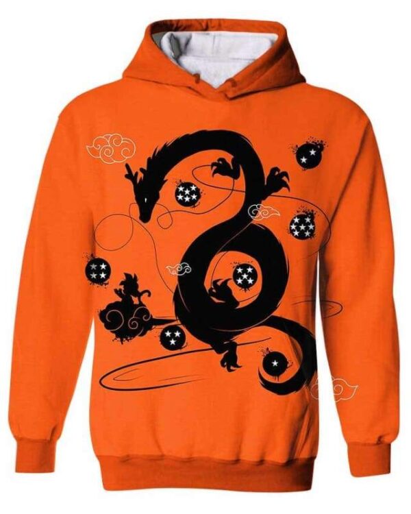 Shenlong - All Over Apparel - Kid Hoodie / S - www.secrettees.com