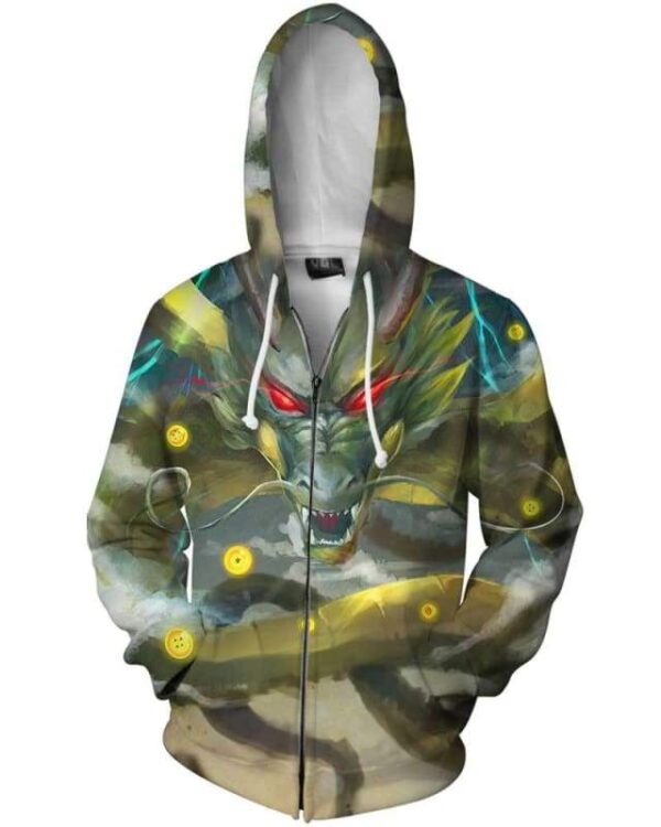 Shenlong - All Over Apparel - Zip Hoodie / S - www.secrettees.com