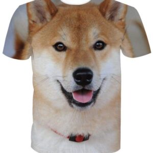 Shiba Inu Doge 3D T-shirt - All Over Apparel - T-Shirt / S - www.secrettees.com