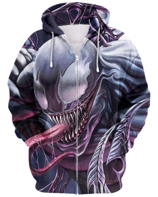 Slaughterous - All Over Apparel - Zip Hoodie / S - www.secrettees.com