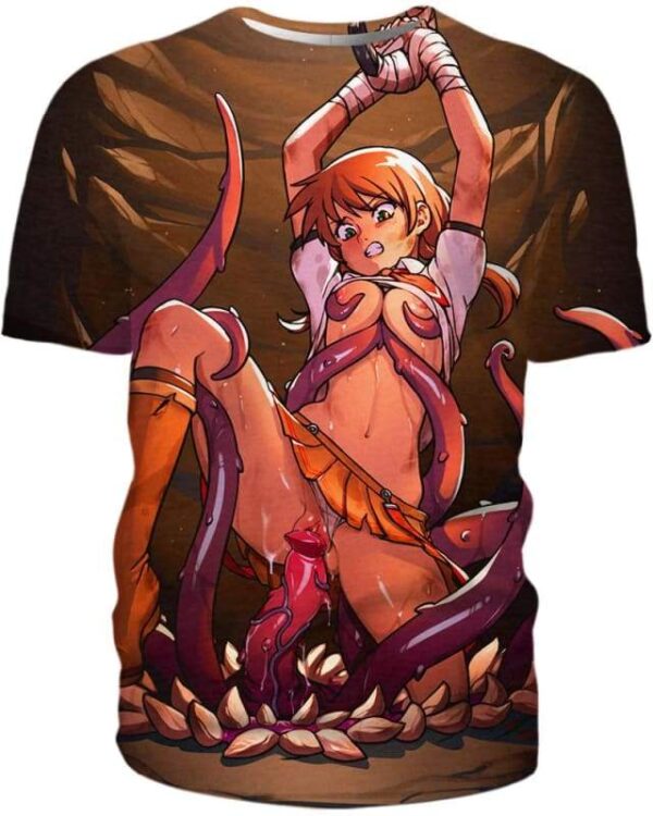 Slimy Tentacle - All Over Apparel - T-Shirt / S - www.secrettees.com