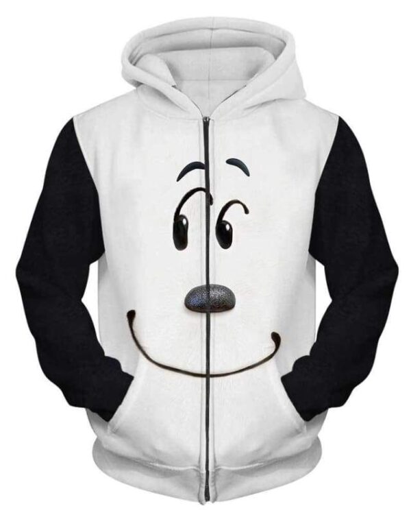 Snoopy Costume - All Over Apparel - Zip Hoodie / S - www.secrettees.com