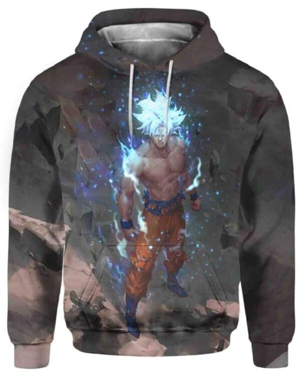 Son Goku - Ultra Instinct - All Over Apparel - Hoodie / S - www.secrettees.com