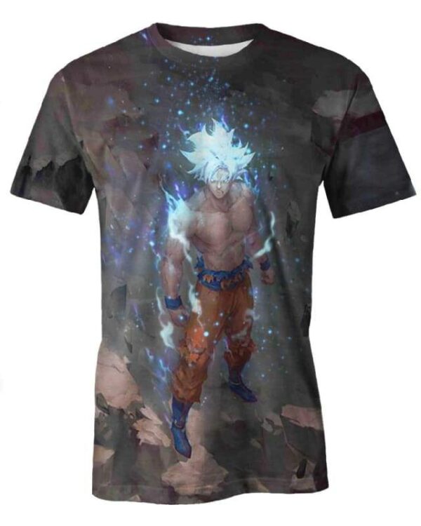 Son Goku - Ultra Instinct - All Over Apparel - T-Shirt / S - www.secrettees.com