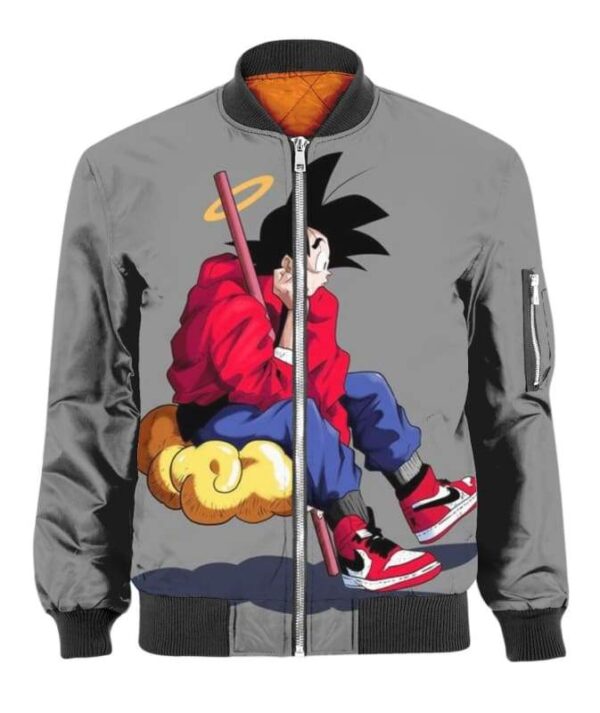 Son-Goku Wear Nike - All Over Apparel - Bomber / S - www.secrettees.com