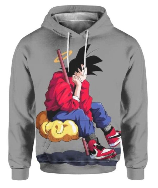 Son-Goku Wear Nike - All Over Apparel - Hoodie / S - www.secrettees.com