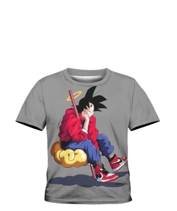Son-Goku Wear Nike - All Over Apparel - Kid Tee / S - www.secrettees.com