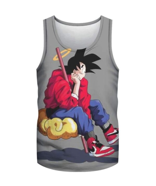 Son-Goku Wear Nike - All Over Apparel - Tank Top / S - www.secrettees.com