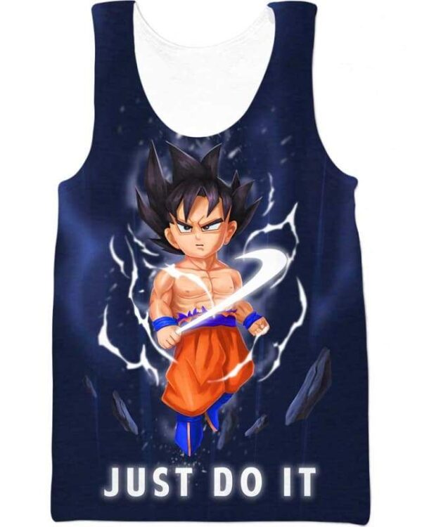 Songoku - Just Do It Later - All Over Apparel - Tank Top / S - www.secrettees.com