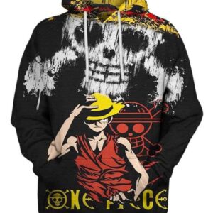 Soul Of The Straw Hat - All Over Apparel - Hoodie / S - www.secrettees.com