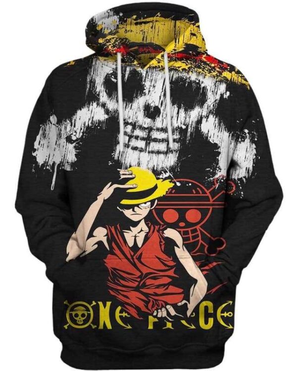 Soul Of The Straw Hat - All Over Apparel - Hoodie / S - www.secrettees.com