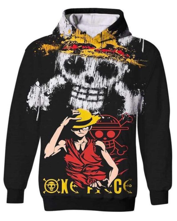 Soul Of The Straw Hat - All Over Apparel - Kid Hoodie / S - www.secrettees.com