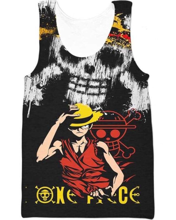 Soul Of The Straw Hat - All Over Apparel - Tank Top / S - www.secrettees.com