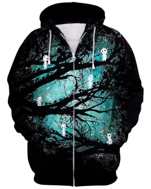 Soul Of Tree - All Over Apparel - Zip Hoodie / S - www.secrettees.com