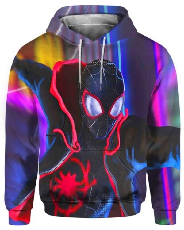 Spider Man Artwork - All Over Apparel - Hoodie / S - www.secrettees.com