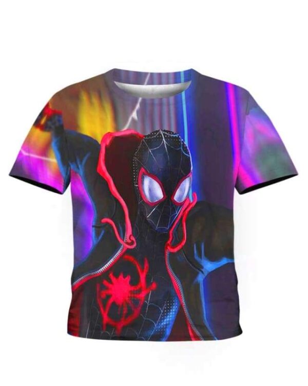 Spider Man Artwork - All Over Apparel - Kid Tee / S - www.secrettees.com