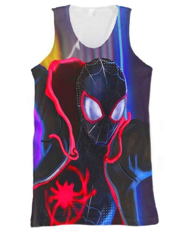 Spider Man Artwork - All Over Apparel - Tank Top / S - www.secrettees.com