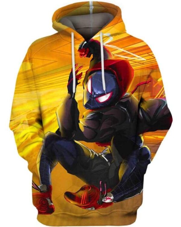 Spider-Man City Hunter - All Over Apparel - Hoodie / S - www.secrettees.com