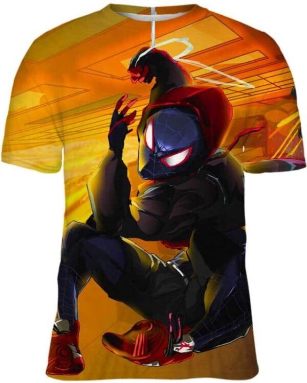 Spider-Man City Hunter - All Over Apparel - Kid Tee / S - www.secrettees.com