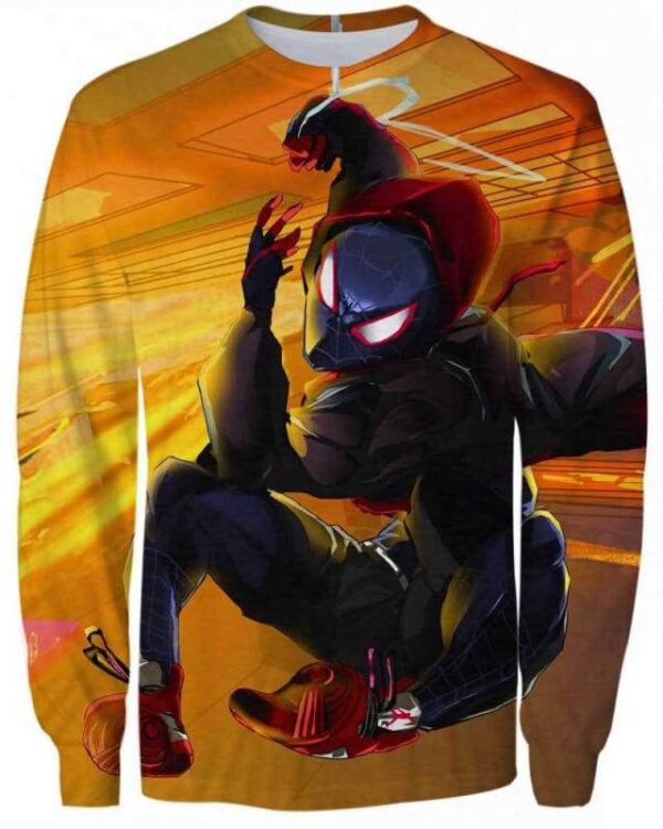 Spider-Man City Hunter - All Over Apparel - Sweatshirt / S - www.secrettees.com