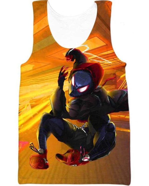 Spider-Man City Hunter - All Over Apparel - Tank Top / S - www.secrettees.com