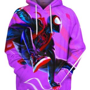 Spider-Man Colorful - All Over Apparel - Hoodie / S - www.secrettees.com