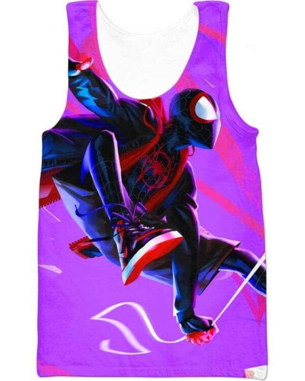 Spider-Man Colorful - All Over Apparel - Tank Top / S - www.secrettees.com