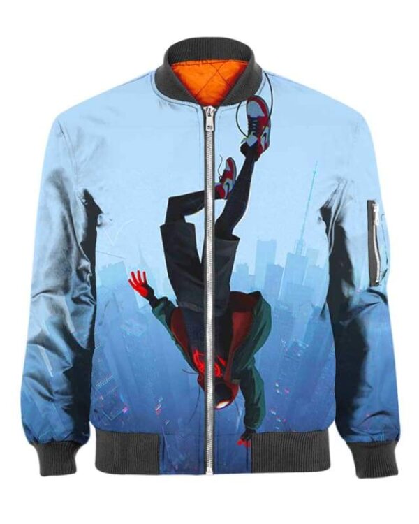 Spider-Man Free Fall - All Over Apparel - Bomber / S - www.secrettees.com