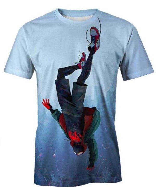 Spider-Man Free Fall - All Over Apparel - T-Shirt / S - www.secrettees.com
