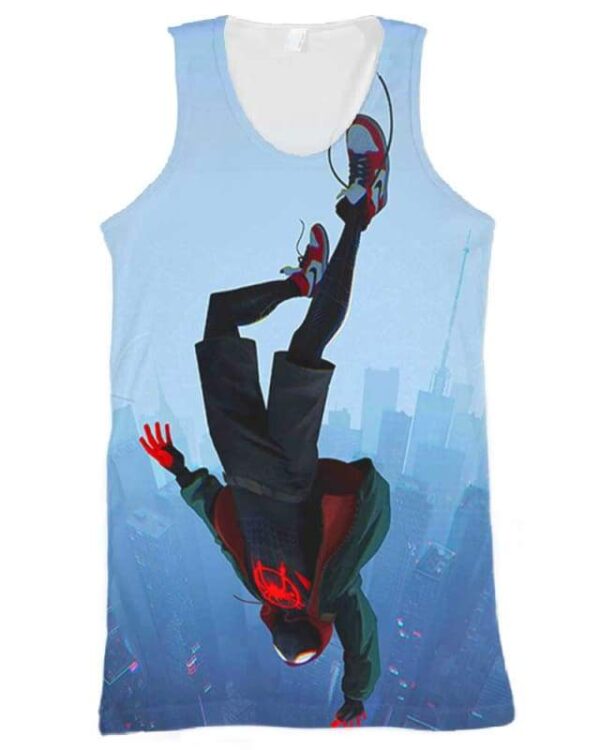 Spider-Man Free Fall - All Over Apparel - Tank Top / S - www.secrettees.com