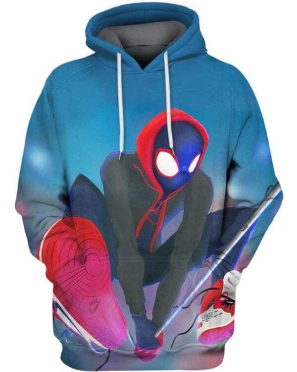Spider Man: Into The Spider-Verse - All Over Apparel - Hoodie / S - www.secrettees.com