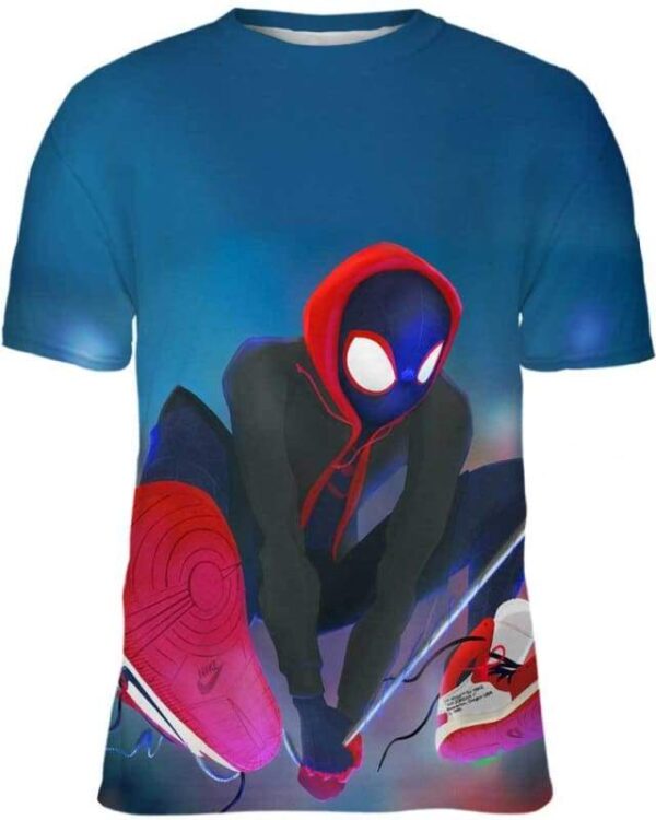 Spider Man: Into The Spider-Verse - All Over Apparel - Kid Tee / S - www.secrettees.com