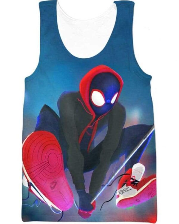 Spider Man: Into The Spider-Verse - All Over Apparel - Tank Top / S - www.secrettees.com