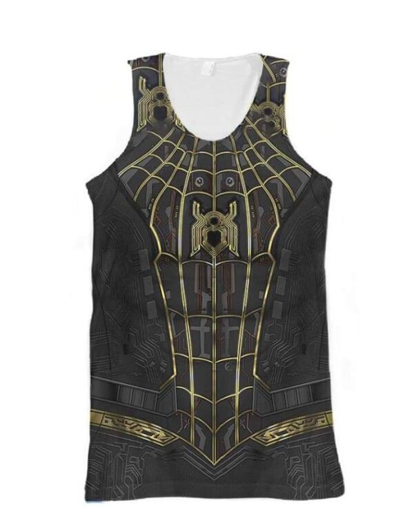Spiderman No Way Home Costume Hoodie - All Over Apparel - Tank Top / S - www.secrettees.com